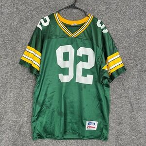 Vintage‎ 90s Green Bay Packers #92 Wilson NFL Football Jersey XL